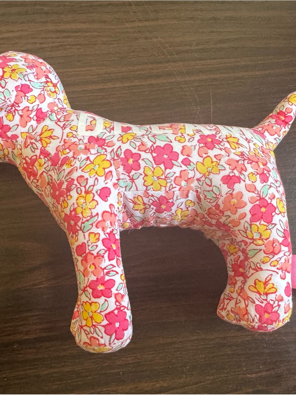 Victoria's Secret PINK Floral DREAM Dog Collectible Plush Stuffed Animal
